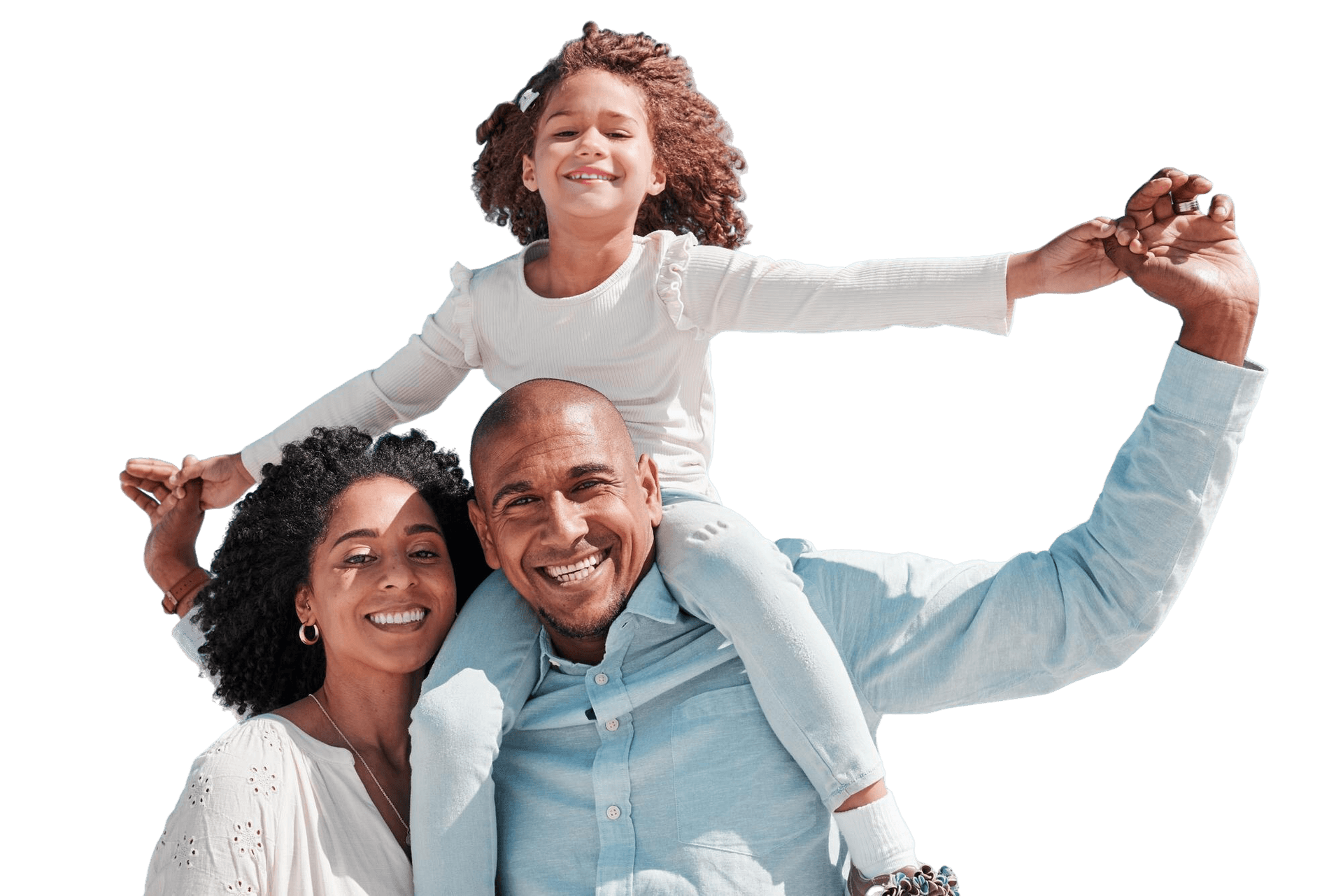 Família sorrindo em destaque no acesso NovaMed